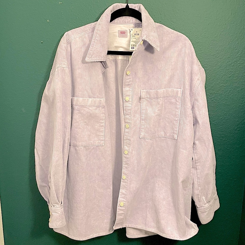 Light purple corduroy jacket